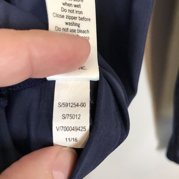 Athleta Blue 1/4 Zip Pullover Lightweight Women's Size Small Athletic Sweatshirt - Picture 7 of 9